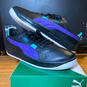 Puma GV Special Last Dayz, size 14, Pre loved, blue purple black